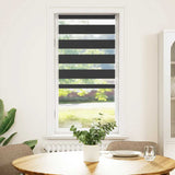 VidaXL Zebra-Rollo 65x150 cm Stoffbreite 60,9 cm Schwarz