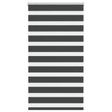 Vidaxx Zebra-Rollo 75x150 cm Stoffbreite 70,9 cm schwarz