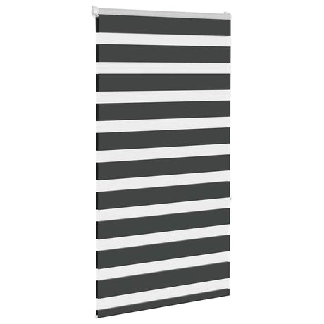 Vidaxx Zebra-Rollo 75x150 cm Stoffbreite 70,9 cm schwarz