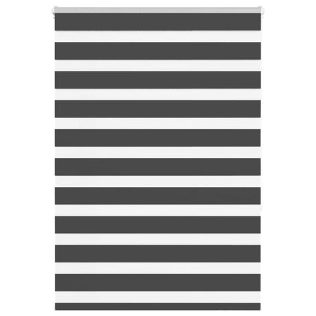 Vidaxx Zebra-Rollo 115x150 cm Stoffbreite 110,9 cm schwarz