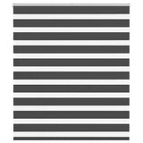 VidaXL Zebra-Rollo 125x150 cm Stoffbreite 120,9 cm Schwarz