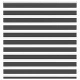 VidaXL Zebra-Rollo 140x150 cm Stoffbreite 135,9 cm Schwarz
