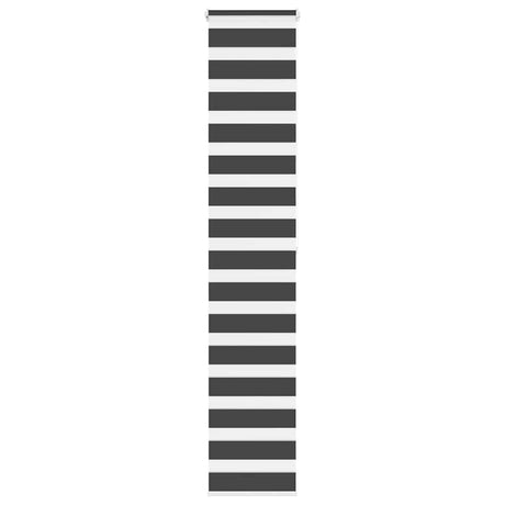 Vidaxx Zebra-Rollo 45x200 cm Stoffbreite 40,9 cm Schwarz