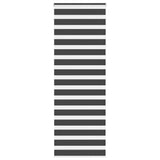VidaXL Zebra-Rollo 75x200 cm Stoffbreite 70,9 cm Schwarz