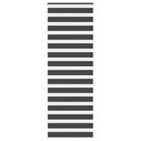 VidaXL Zebra-Rollo 85x200 cm Stoffbreite 80,9 cm Schwarz