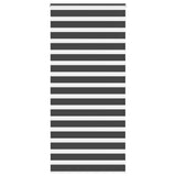 VidaXL Zebra-Rollo 100x200 cm Stoffbreite 95,9 cm Schwarz
