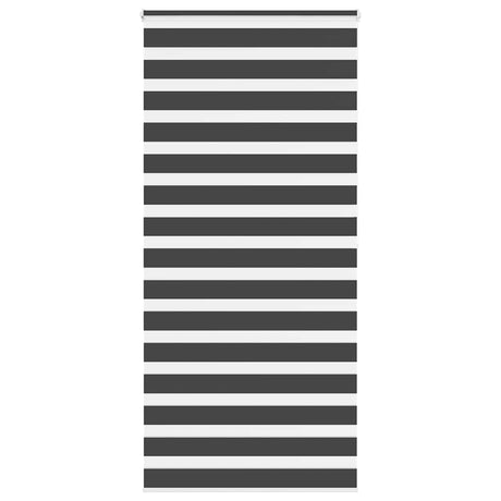VidaXL Zebra-Rollo 100x200 cm Stoffbreite 95,9 cm Schwarz