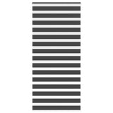 VidaXL Zebra-Rollo 105x200 cm Stoffbreite 100,9 cm Schwarz