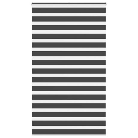 VidaXL Zebra-Rollo 120x200 cm Stoffbreite 115,9 cm Schwarz