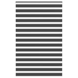 VidaXL Zebra-Rollo 140x200 cm Stoffbreite 135,9 cm Schwarz
