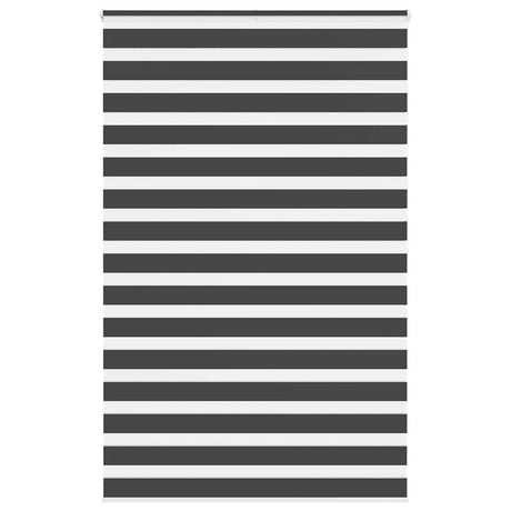 VidaXL Zebra-Rollo 140x200 cm Stoffbreite 135,9 cm Schwarz