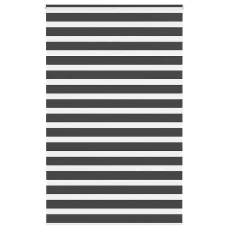 VidaXL Zebra-Rollo 145x200 cm Stoffbreite 140,9 cm Schwarz