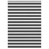 VidaXL Zebra-Rollo 155x200 cm Stoffbreite 150,9 cm Schwarz