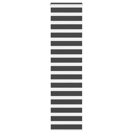VidaXL Zebra-Rollo 50x230 cm Stoffbreite 45,9 cm Schwarz