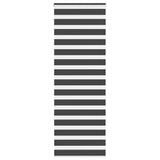 Vidaxx Zebra-Rollo 85x230 cm Stoffbreite 80,9 cm Schwarz