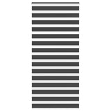 VidaXL Zebra-Rollo 105x230 cm Stoffbreite 100,9 cm Schwarz