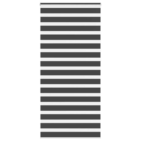 VidaXL Zebra-Rollo 110x230 cm Stoffbreite 105,9 cm Schwarz