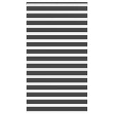 VidaXL Zebra-Rollo 130x230 cm Stoffbreite 125,9 cm Schwarz