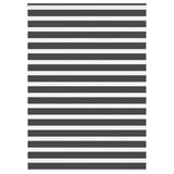 Vidaxx Zebra-Rollo 155x230 cm Stoffbreite 150,9 cm schwarz