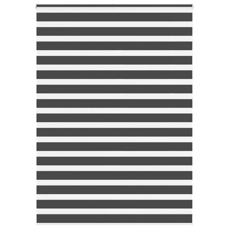 VidaXL Zebra-Rollo 160x230 cm Stoffbreite 155,9 cm Schwarz