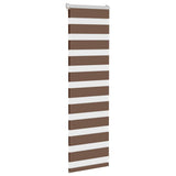 Vidaxx Zebra-Rollo 40x100 cm Stoffbreite 35,9 cm Polyester braun