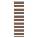 Vidaxl Zebra roller blind 40x100 cm dust width 35.9 cm polyester brown