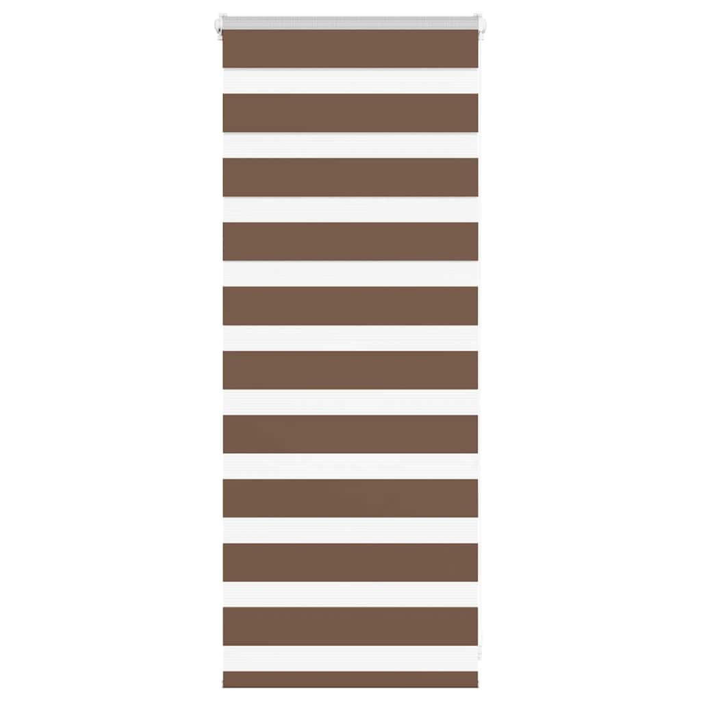 Vidaxx Zebra-Rollo 60x100 cm Stoffbreite 55,9 cm Polyester braun