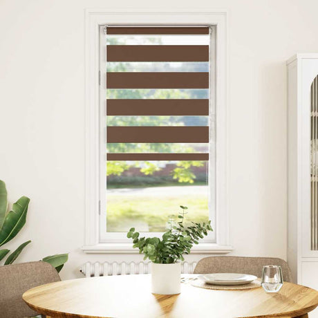 Vidaxx Zebra-Rollo 60x100 cm Stoffbreite 55,9 cm Polyester braun