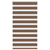 Vidaxx Zebra-Rollo 75x100 cm Stoffbreite 70,9 cm Polyester braun