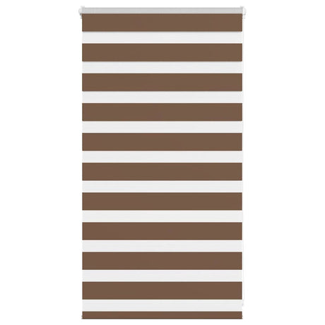 Vidaxx Zebra-Rollo 75x100 cm Stoffbreite 70,9 cm Polyester braun