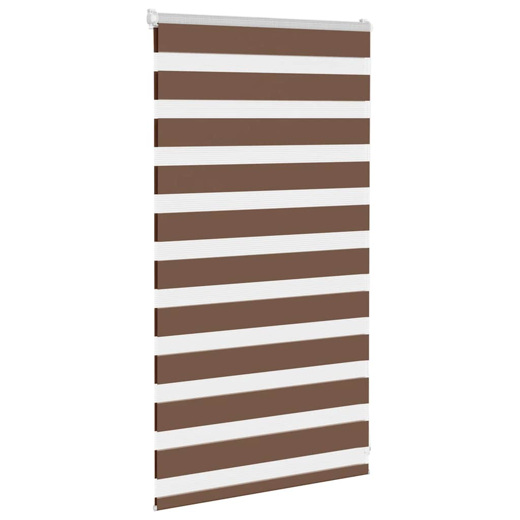 Vidaxx Zebra-Rollo 75x100 cm Stoffbreite 70,9 cm Polyester braun