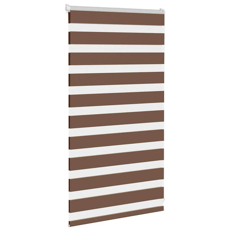 Vidaxx Zebra-Rollo 75x100 cm Stoffbreite 70,9 cm Polyester braun