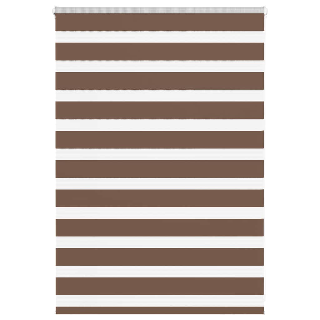 Vidaxx Zebra-Rollo 95x100 cm Stoffbreite 90,9 cm Polyester braun
