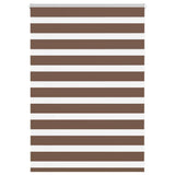 Vidaxx Zebra-Rollo 95x100 cm Stoffbreite 90,9 cm Polyester braun