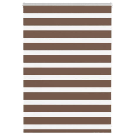 Vidaxx Zebra-Rollo 95x100 cm Stoffbreite 90,9 cm Polyester braun