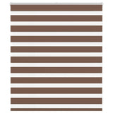VidaXL Zebra-Rollo 125x100 cm Stoffbreite 120,9 cm Polyester braun