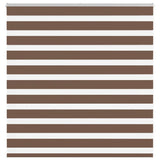 VidaXL Zebra-Rollo 140x100 cm Stoffbreite 135,9 cm Polyester braun