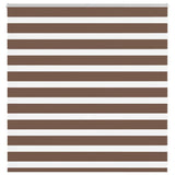 VidaXL Zebra-Rollo 150x100 cm Stoffbreite 145,9 cm Polyester braun