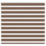 VidaXL Zebra-Rollo 155x100 cm Stoffbreite 150,9 cm Polyester braun