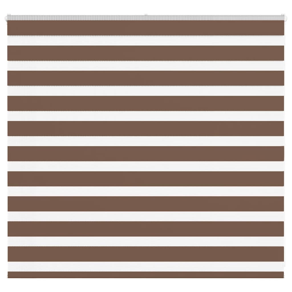 Vidaxl Zebra Rouleau aveugle 165x100 cm Largeur de poussière 160,9 cm Brown en polyester