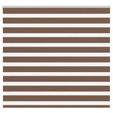 Vidaxl Zebra Rouleau aveugle 165x100 cm Largeur de poussière 160,9 cm Brown en polyester