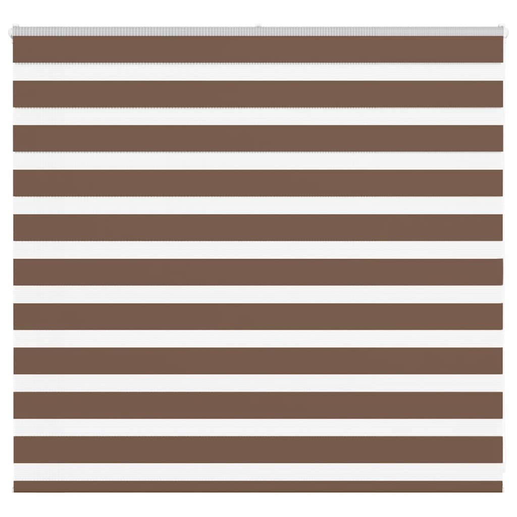 VidaXL Zebra-Rollo 165x100 cm Stoffbreite 160,9 cm Polyester braun