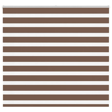 VidaXL Zebra-Rollo 165x100 cm Stoffbreite 160,9 cm Polyester braun