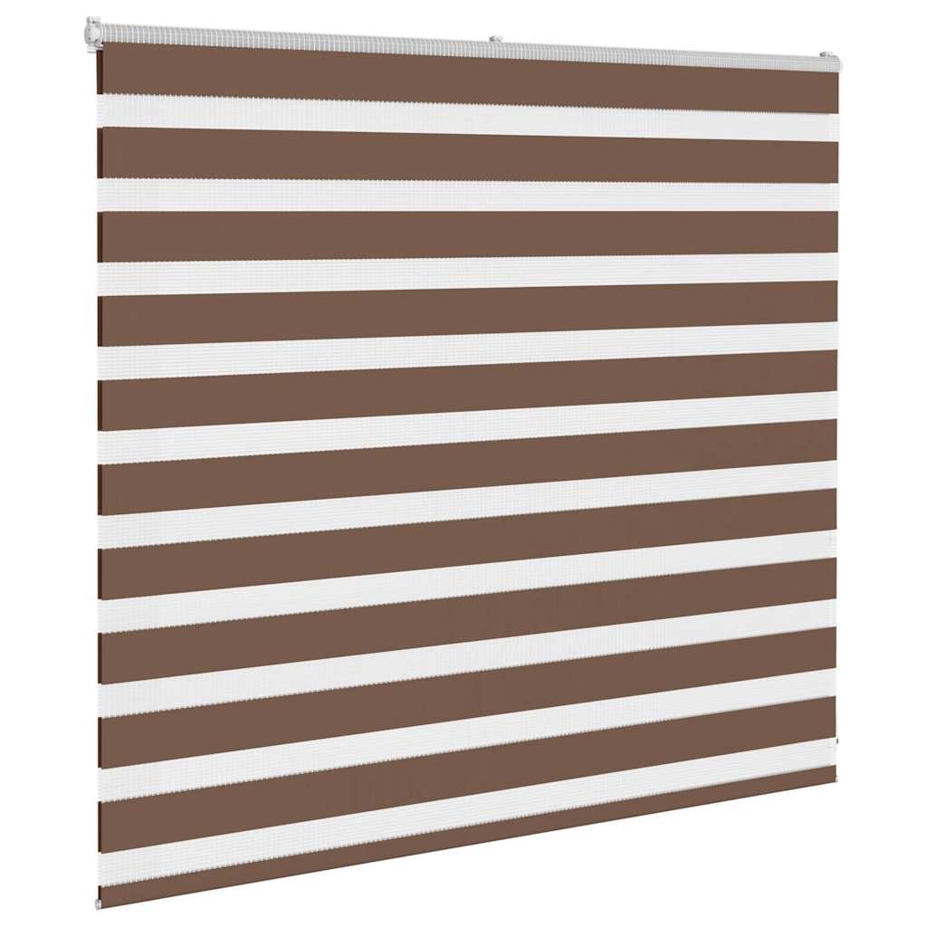 VidaXL Zebra-Rollo 165x100 cm Stoffbreite 160,9 cm Polyester braun