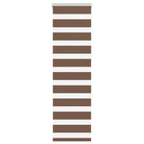 Vidaxl Zebra roller blind 40x150 cm dust width 35.9 cm polyester brown