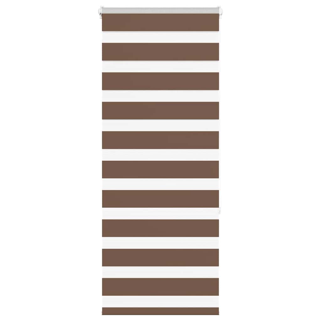 Vidaxx Zebra-Rollo 65x150 cm Stoffbreite 60,9 cm Polyester braun