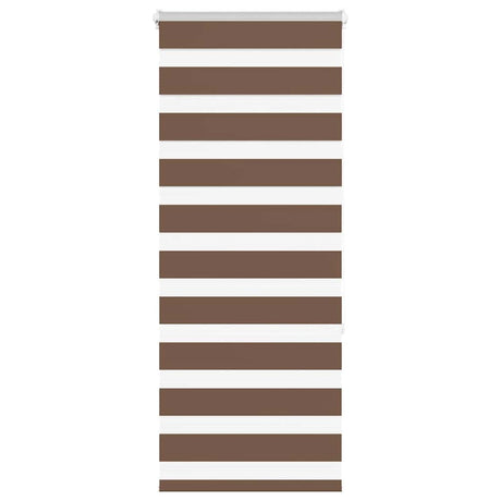 Vidaxx Zebra-Rollo 65x150 cm Stoffbreite 60,9 cm Polyester braun