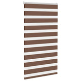 VidaXL Zebra-Rollo 75x150 cm Stoffbreite 70,9 cm Polyester braun