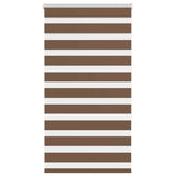 Vidaxx Zebra-Rollo 80x150 cm Stoffbreite 75,9 cm Polyester braun