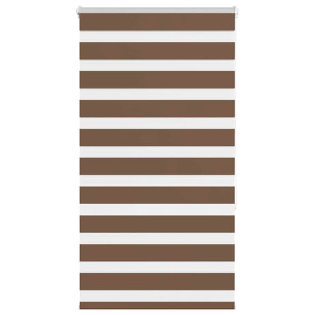 Vidaxx Zebra-Rollo 80x150 cm Stoffbreite 75,9 cm Polyester braun